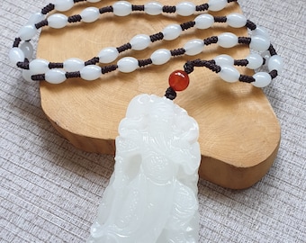 Afghanistan White Jade Guan Gong / God of War