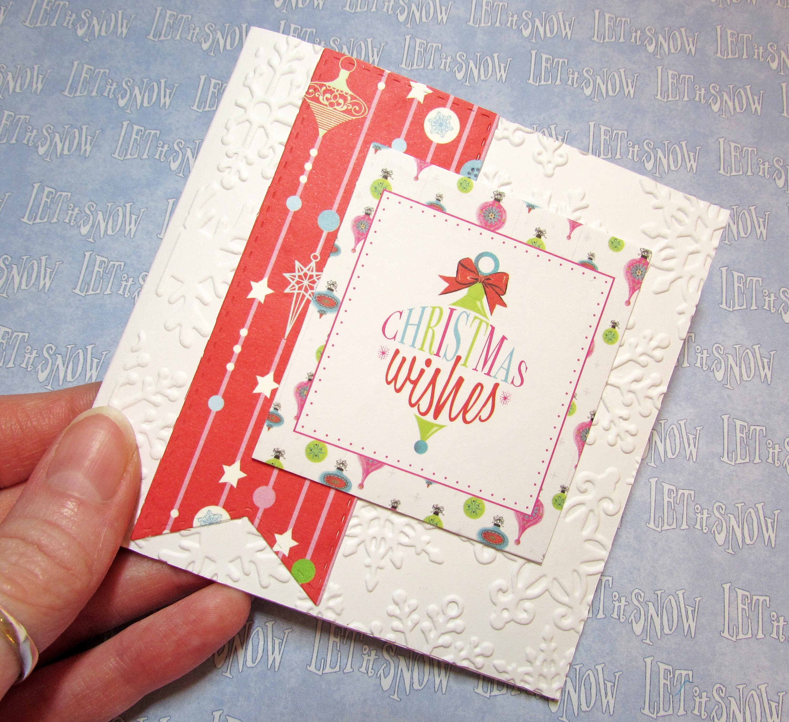 Leuke kerstkaarten set van 4 notitiekaarten wenskaart lege Etsy België