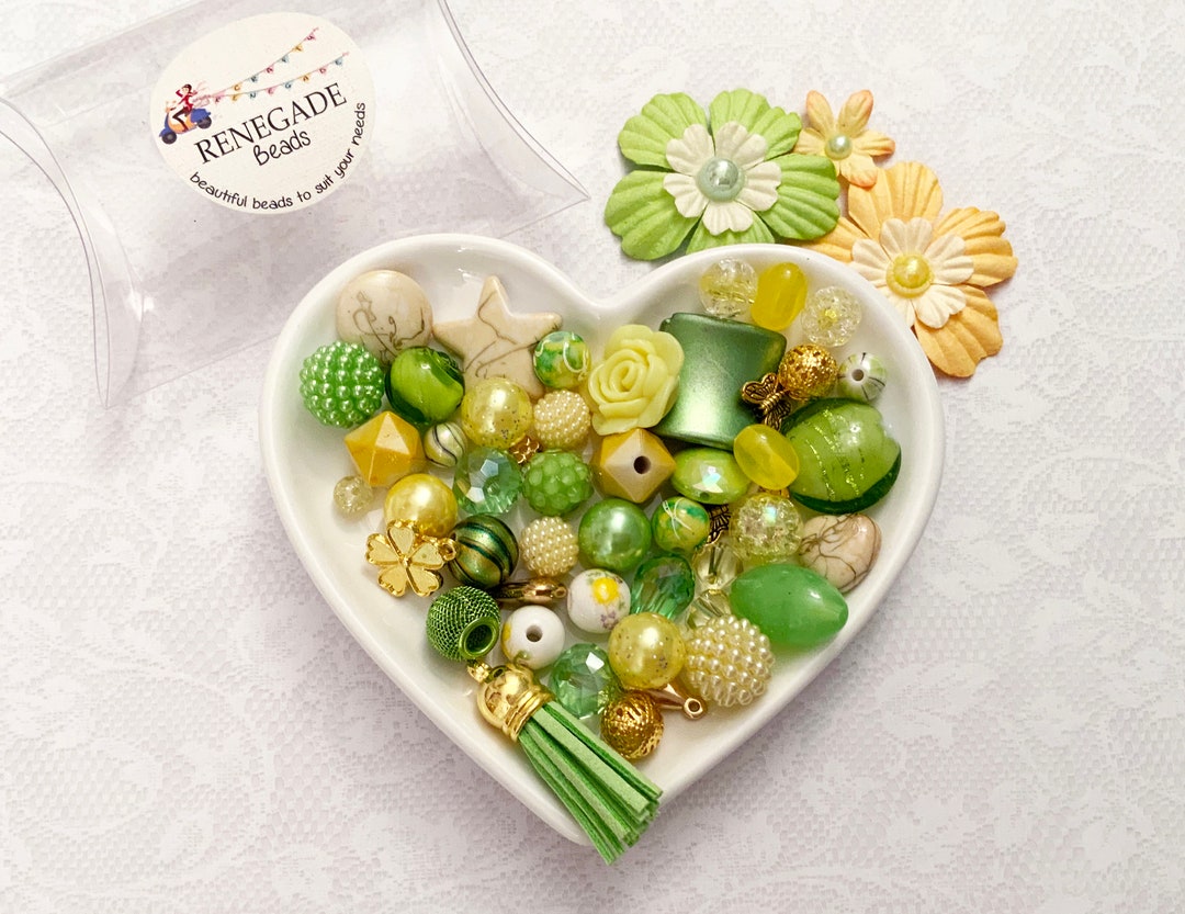 Bead Kit, Springtime, Bead Supplies, DIY Bead Mix, Jewellery Making