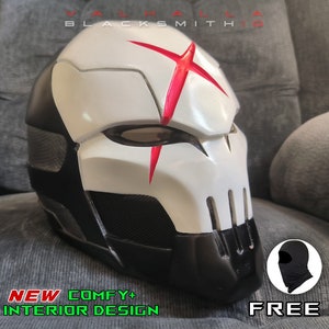 Red X Cosplay Helmet Costume