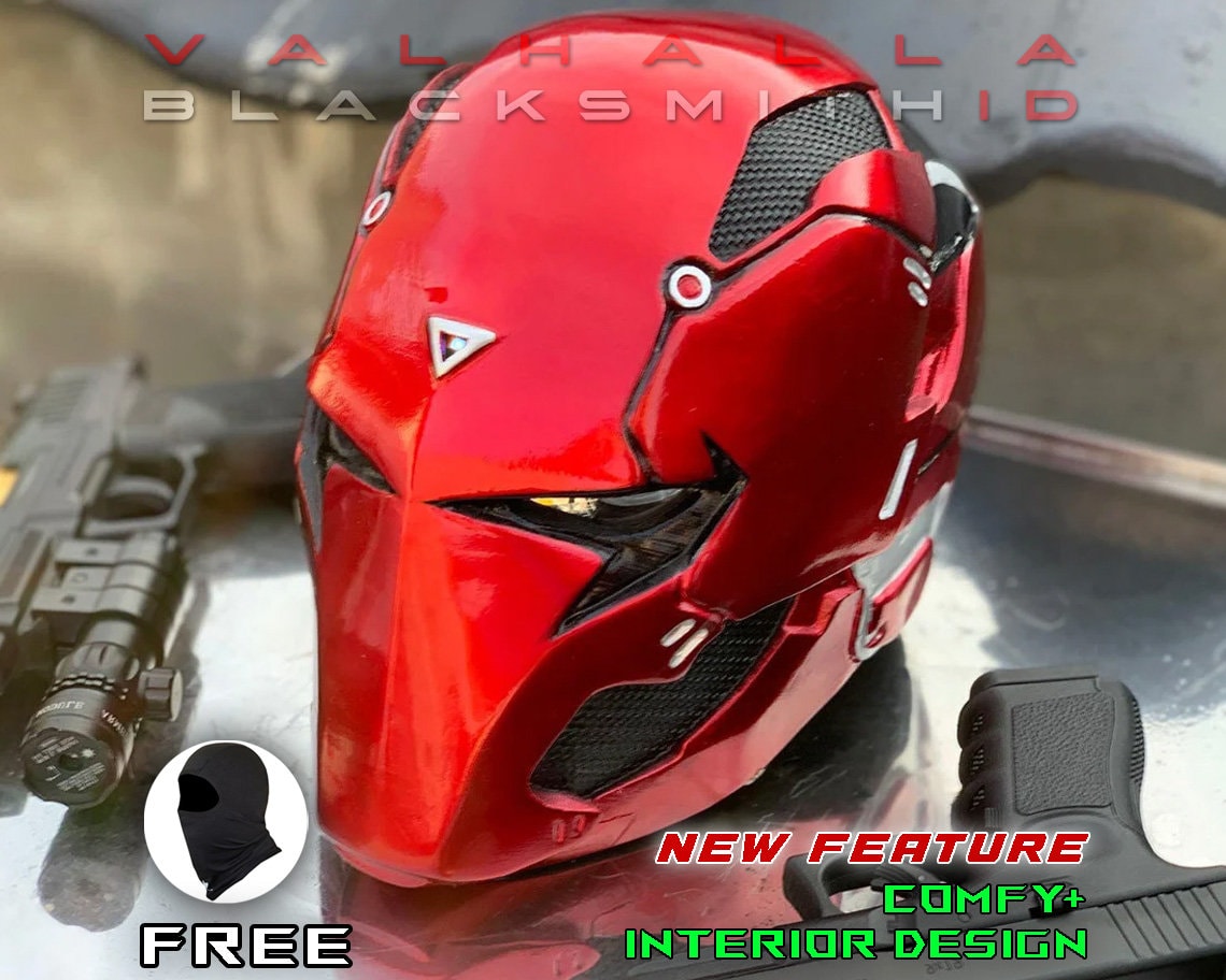 【高品質！送料込み】バットマンArmored 1：1 レプリカヘルメットLED 高品質！送料込み】バットマンArmored 1：1 分厚く レプリカ