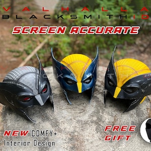 Wolverine Deadpool 3 Helmet: Screen Accurate HQ Resin, Full Detailed Paint
