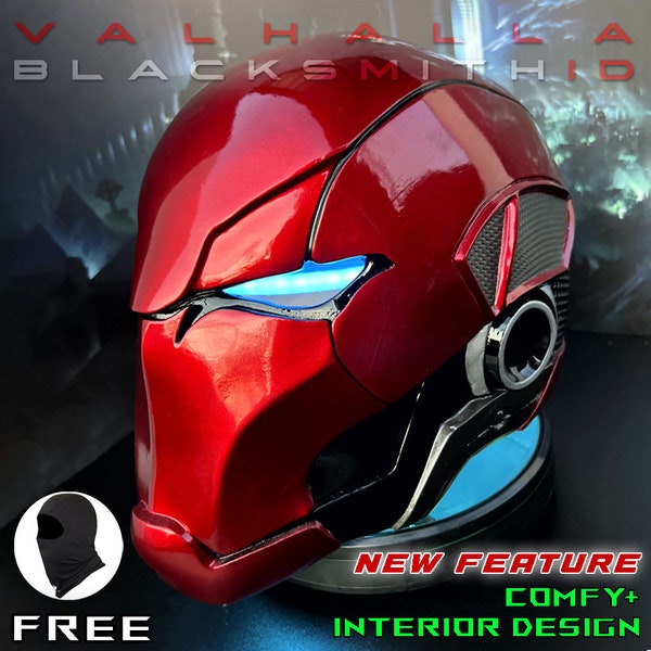 Cappuccio rosso l'ultimo casco cosplay o maschera indossabile di alta qualità