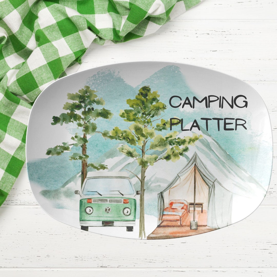 Camping Plates Unbreakable Platter Camping Platter Gift for Etsy