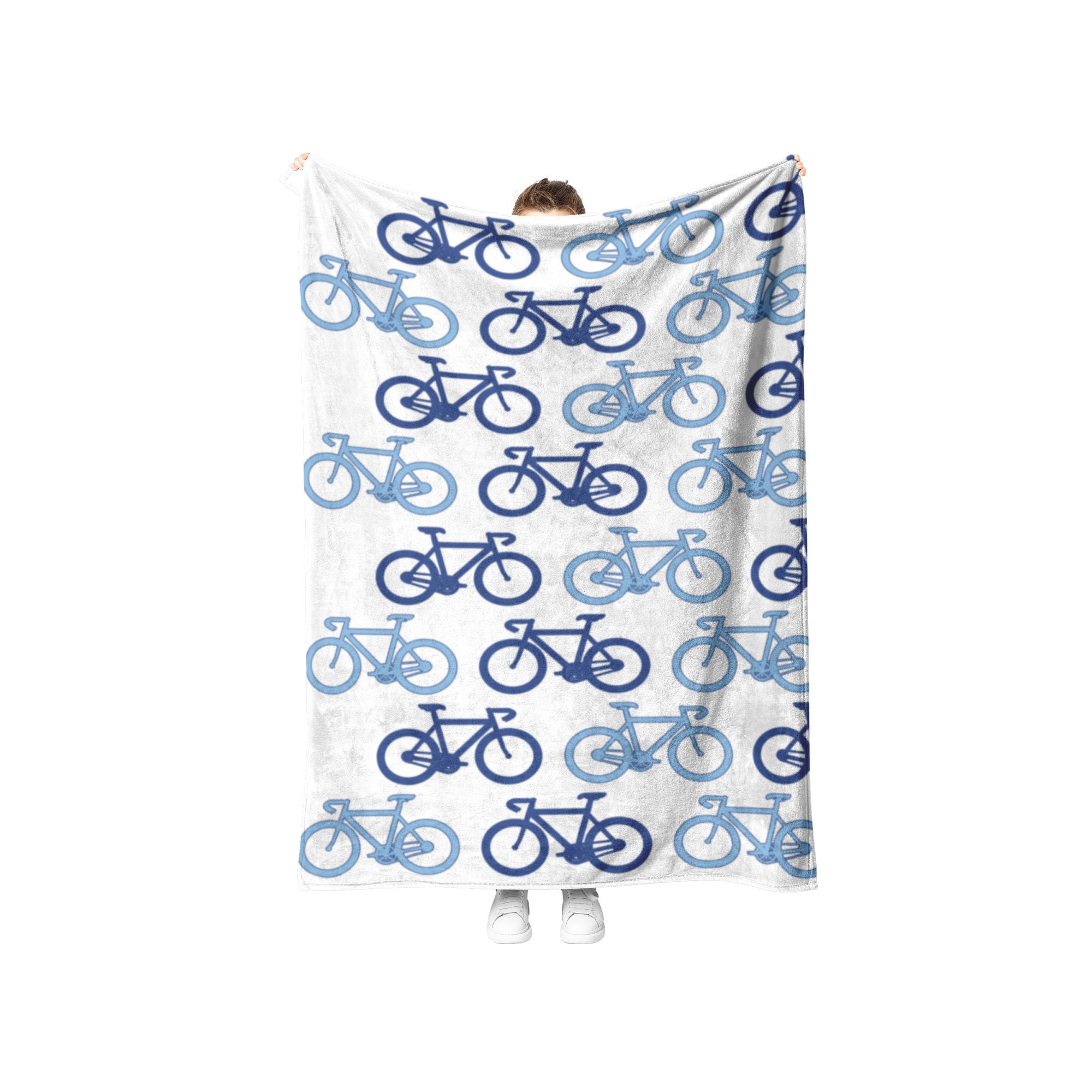 Bikers Gift, Bike Blanket, Cycling Gifts, Biking Blanket, Bike Lovers