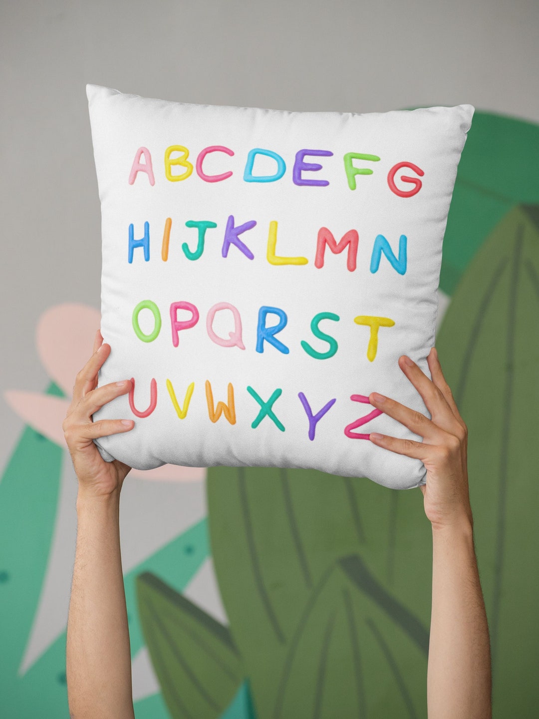 ABC Pillow, Alphabet Pillow for Kids, Learning Pillow, Kids Pillow