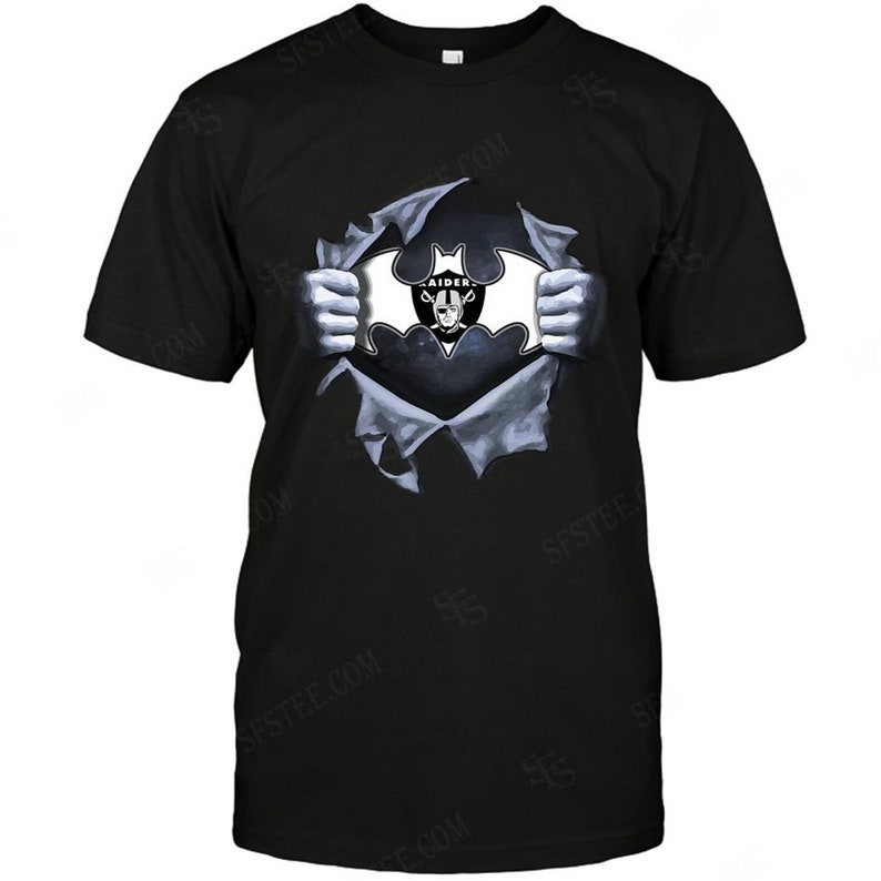 Las Vegas Raiders Batman Logo Dc Marvel Jersey Superhero Avenger