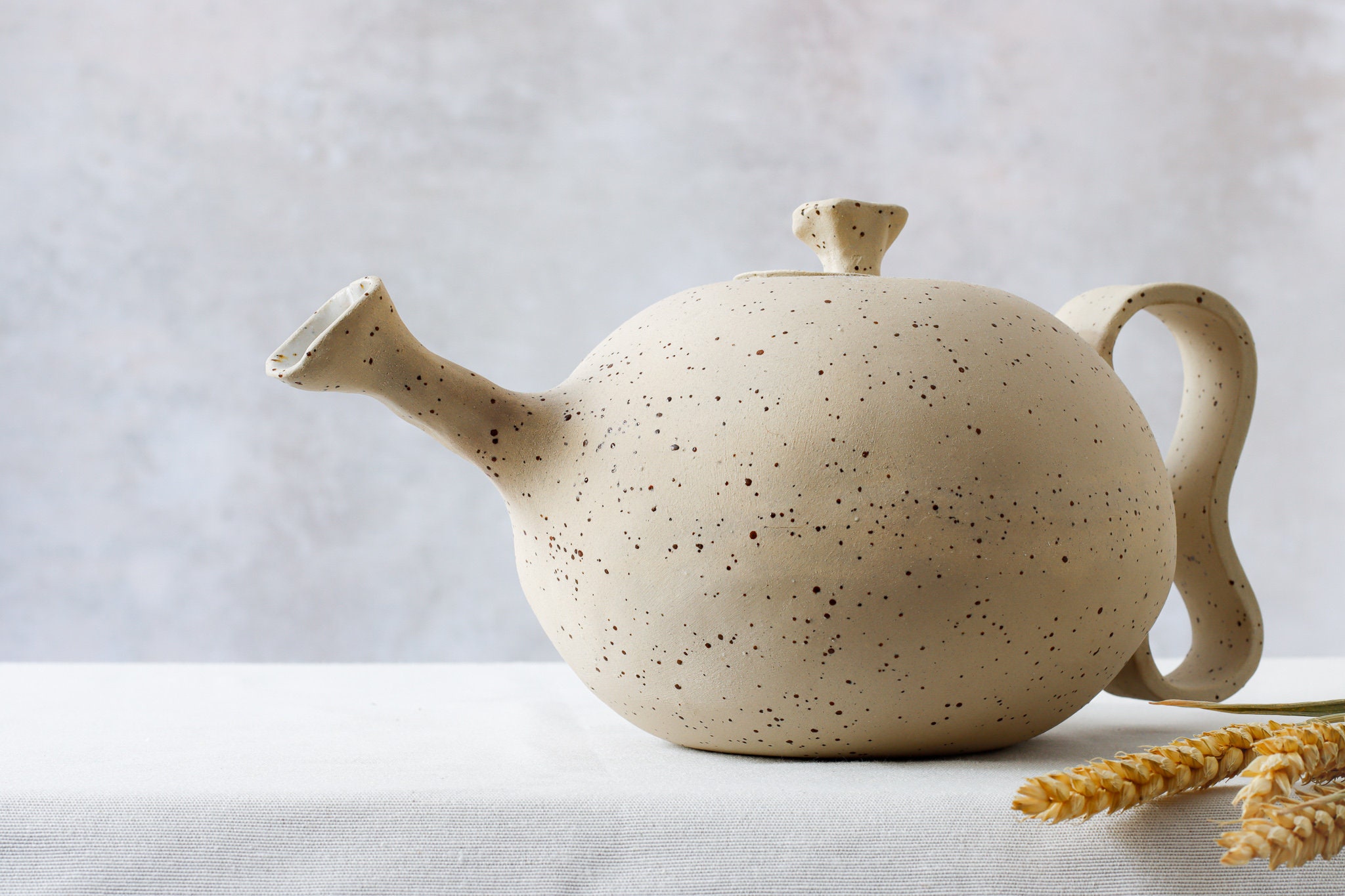 Xiao Bai's Modern Angular White Glazed Porcelain Teapot, 150 ml