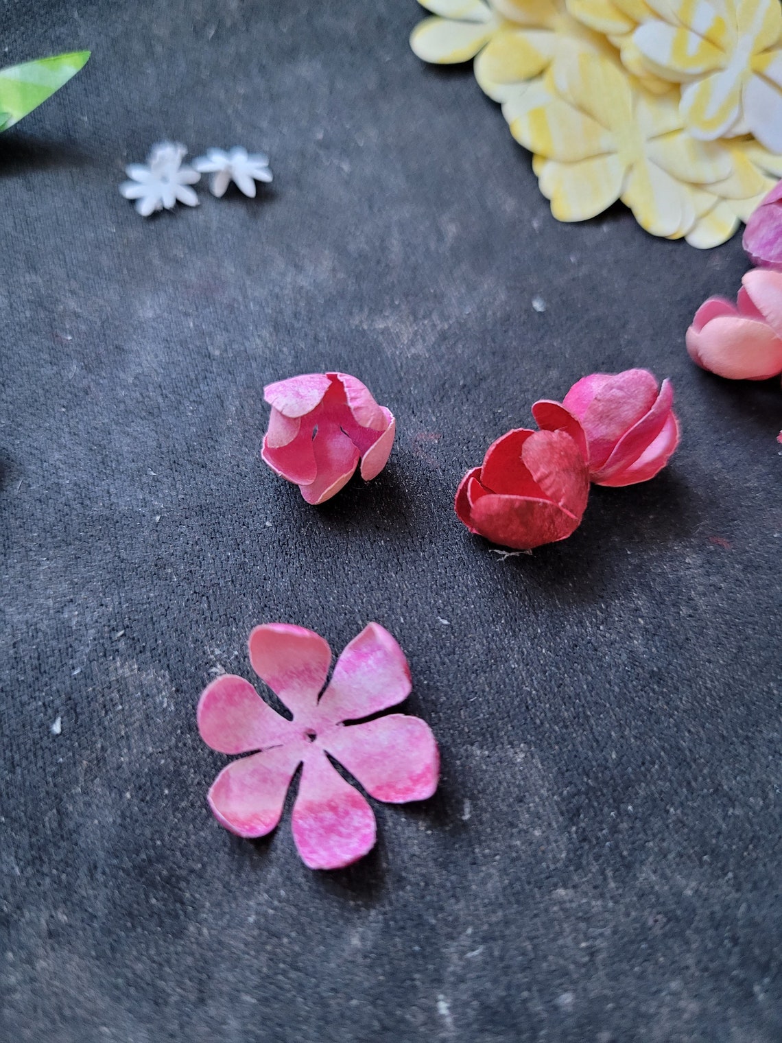 Tulips DIY Miniature Paper Flowers 112 Dollhouse Scale Etsy