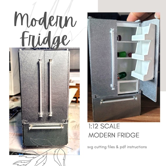 Dollhouse refrigerator best sale diy