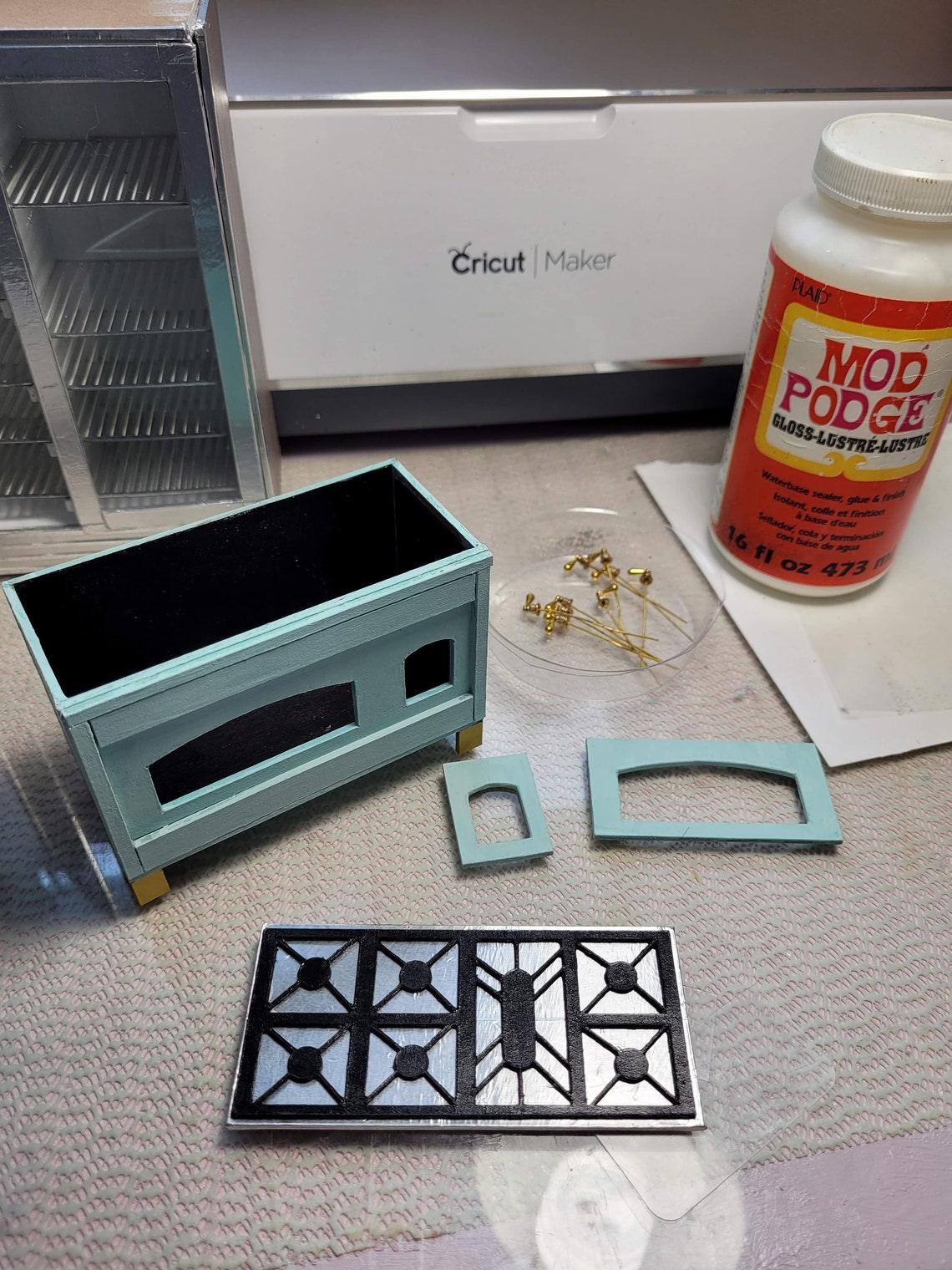 Miniature Double Oven Dollhouse Kitchen Range / DIY Mini SVG Etsy