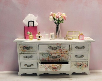 Dollhouse Miniature Dresser SVG: 12th Scale Bedroom Furniture (Digital Download)