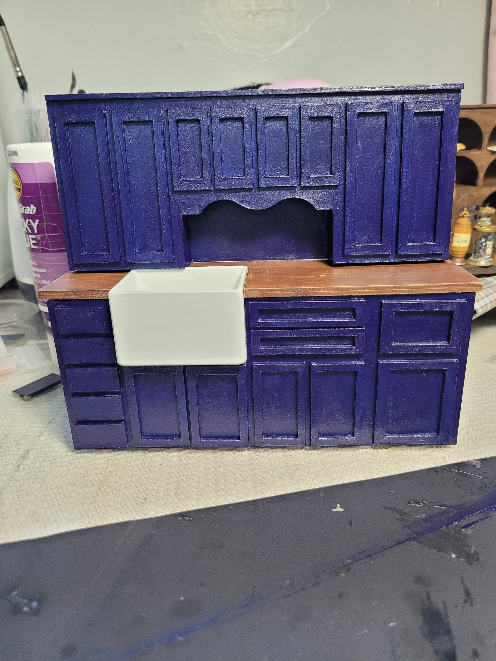 SVG Dollhouse Upper Kitchen Cupboards / Miniature DIY Etsy