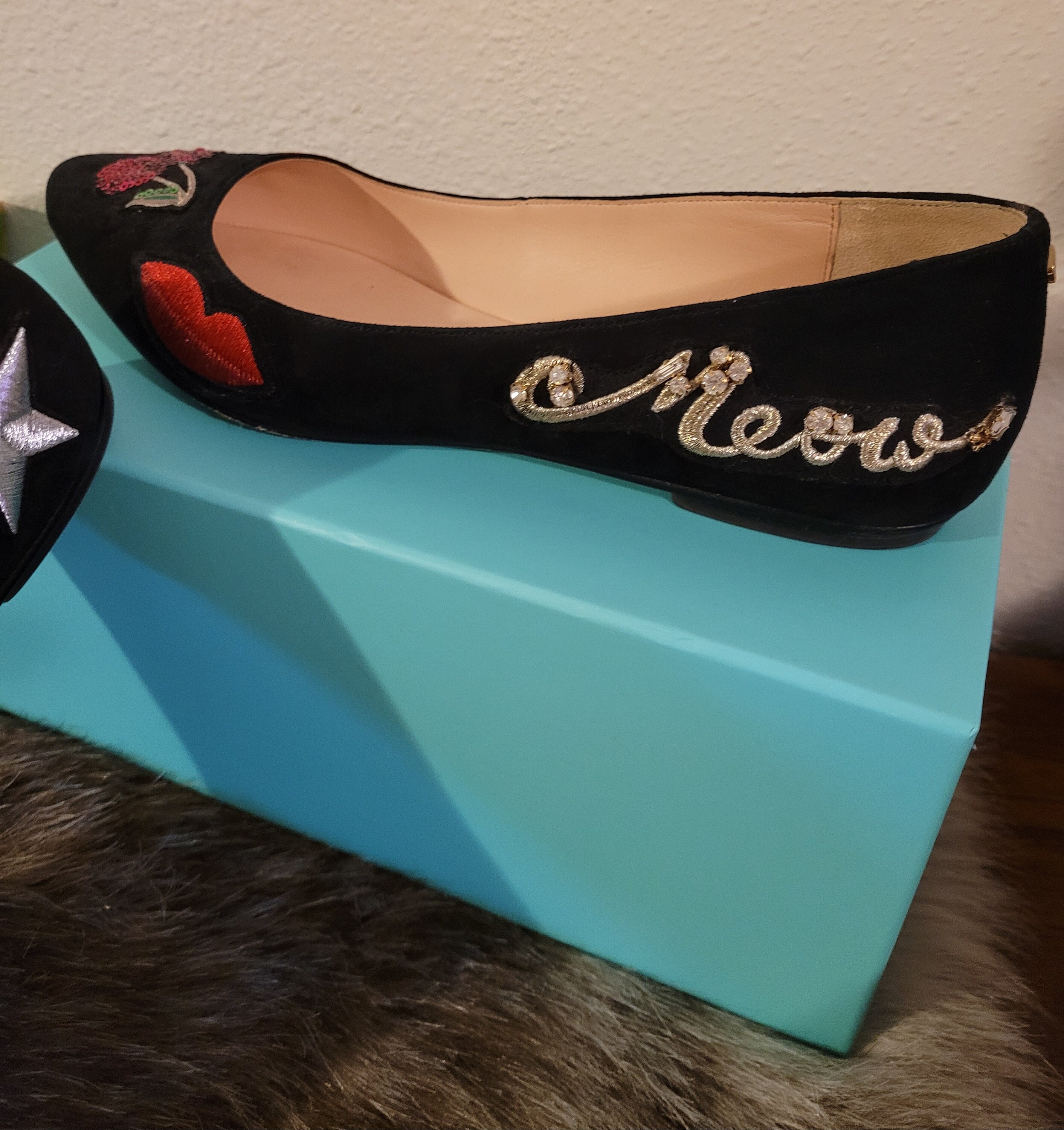 kate spade meow loafers
