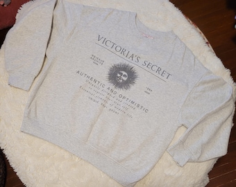 Victoria Secret Sweatshirt, Victoria Secret Gray Sport Sweatshirt, Sz Med