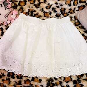 [RIBBONBIT] ☆ Uma Eyelet skrit / Ivory Uma Eyelet skirt - Ivory - RIBBONBIT