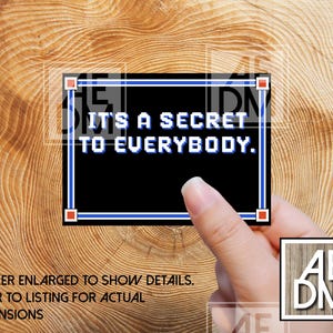 Software Engineer Sticker: "It's a Secret" Waterproof Vinyl Decal
