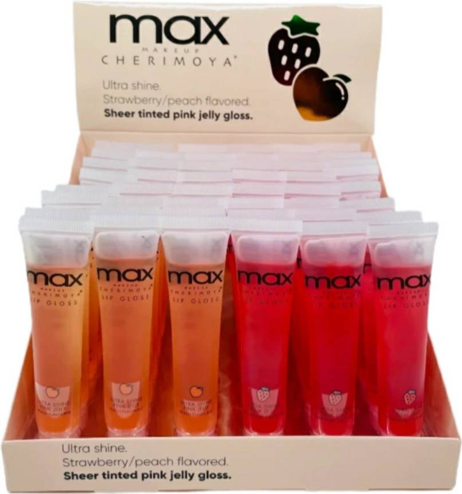 Wholesale MAX Lip GlossSheer Pink Jelly Gloss/Strawberry & Etsy