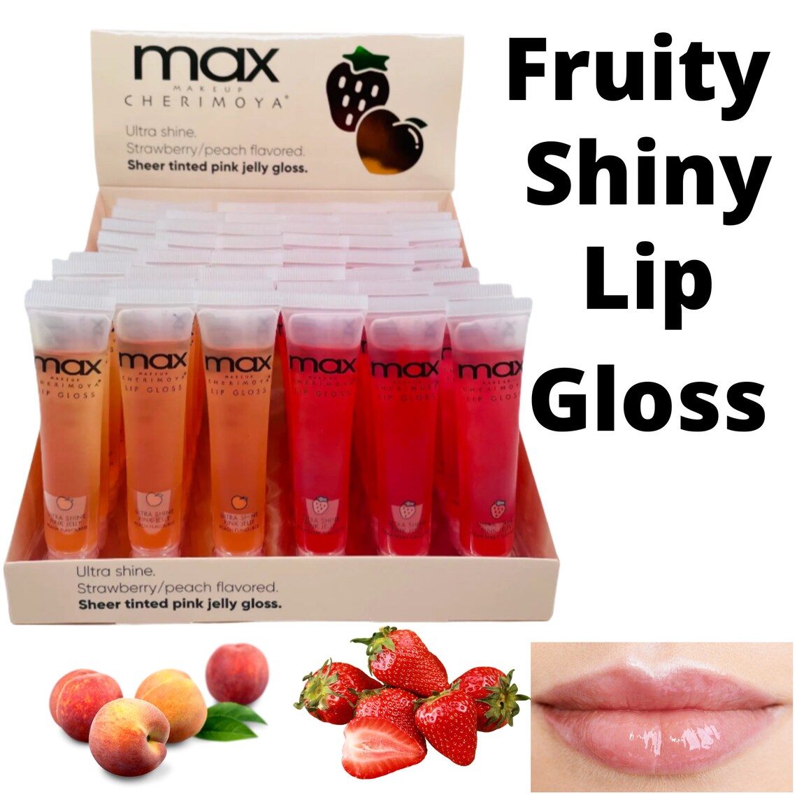 Max Lip Gloss Gel Assorted All Flavours 0.5 US OZ/15ML Etsy