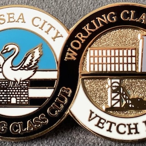 New Swansea City Heritage Limited Edition Football Enamel Pin Badge