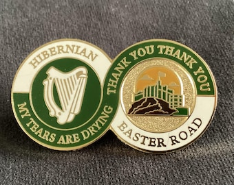 New Hibernian Hibs Sunshine On Leith Heritage Limited Edition Football Enamel Pin Badge