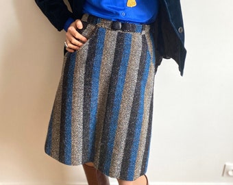 Vintage 70s Striped Skirt