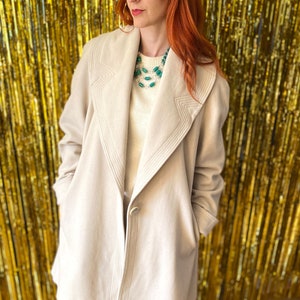 Vintage Wool Trapeze Coat