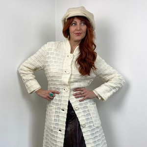 Vintage 70s Long Sweater Cardigan or Jacket