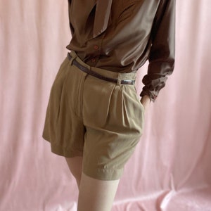 Silk High Waisted Short