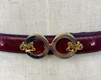 CELINE ヴィンテージ マカダム ロゴ チェーン ベルト アクセサリー