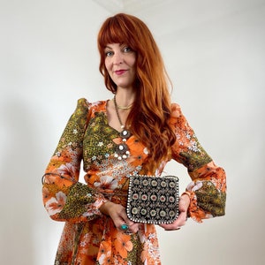 Vintage Zardozi Beaded & Embroidered Velvet Bag