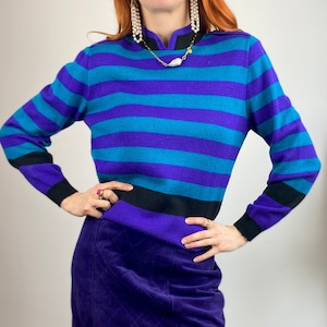 Vintage 80s Striped Sweater