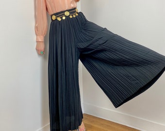 Pleated Accordion Pants