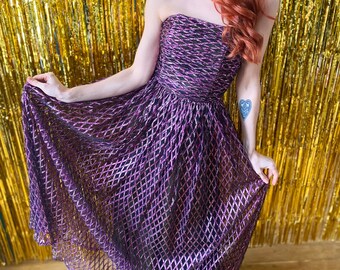 Vintage 80s Party Dress