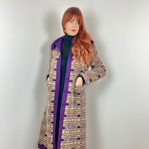 Vintage 70s One of a Kind Hooded Coat