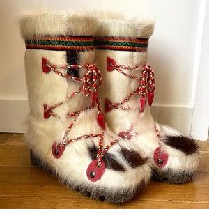 Vintage Souki Apres Ski Fur Boots