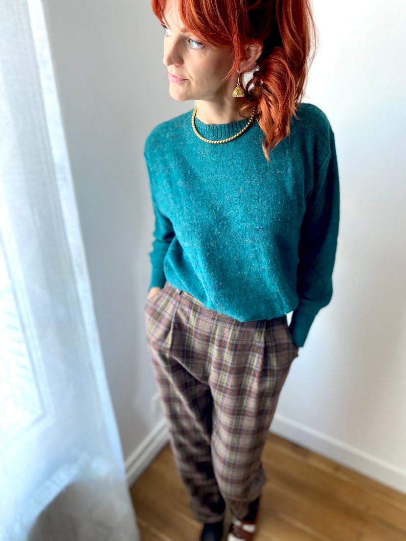 Vintage 80s Wool Sweater image 2