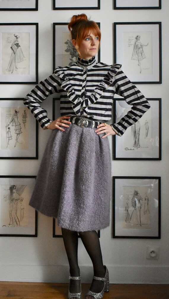 Lovely Lavender Vintage Circle Skirt