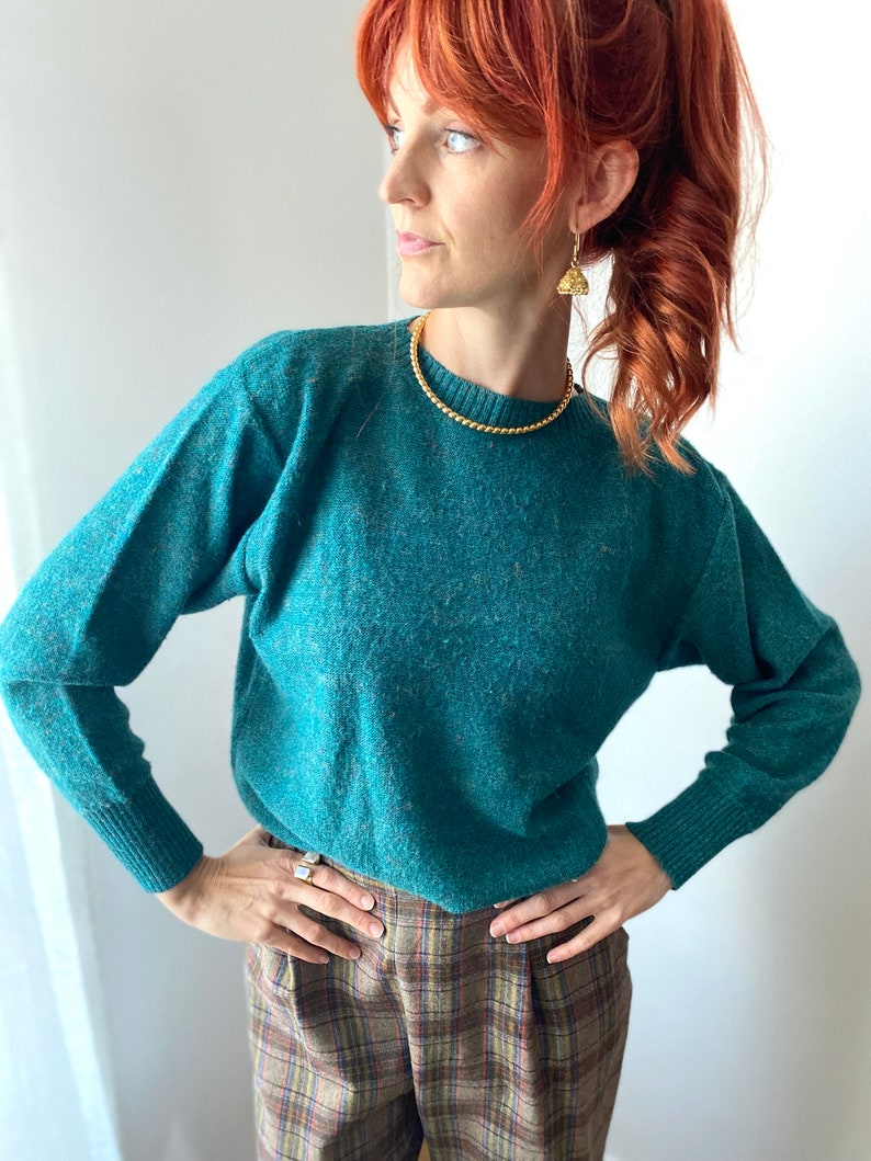 Vintage 80s Wool Sweater image 1