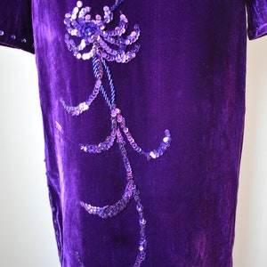 Vintage Velvet Cheongsam Dress image 8