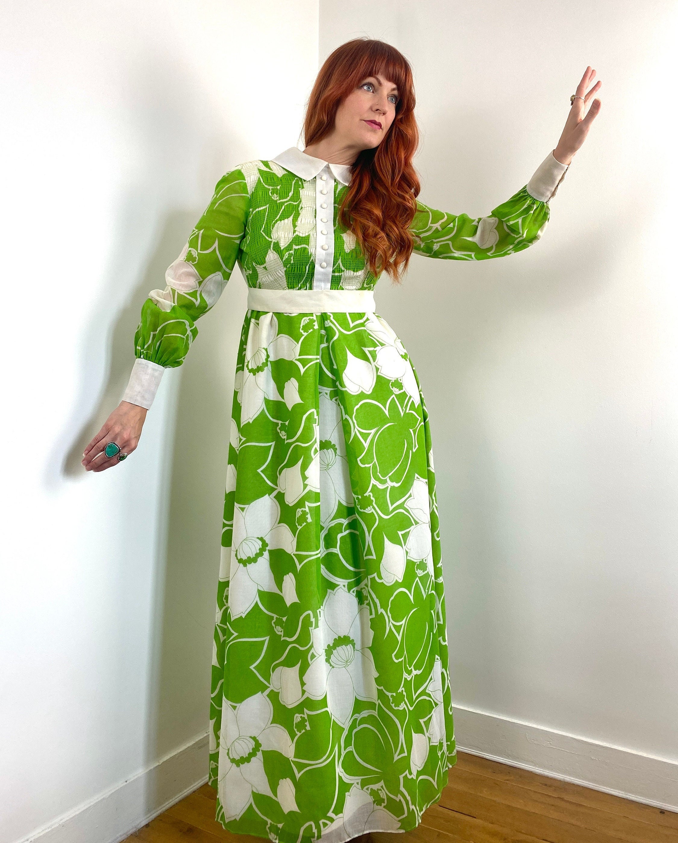 Femme Robe AnnÃ©e 70 Vintage Tenue AnnÃ©es 70 Femme Mode Robe Année