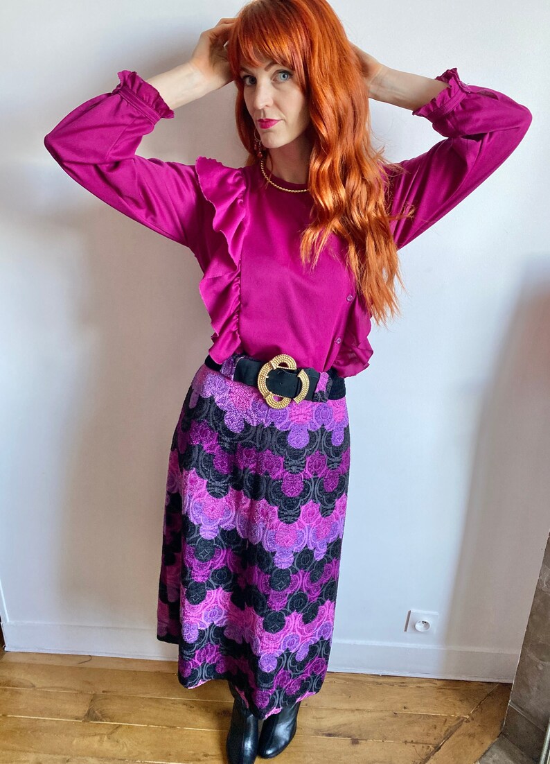 Vintage 60s / 70s Maxi Skirt image 1