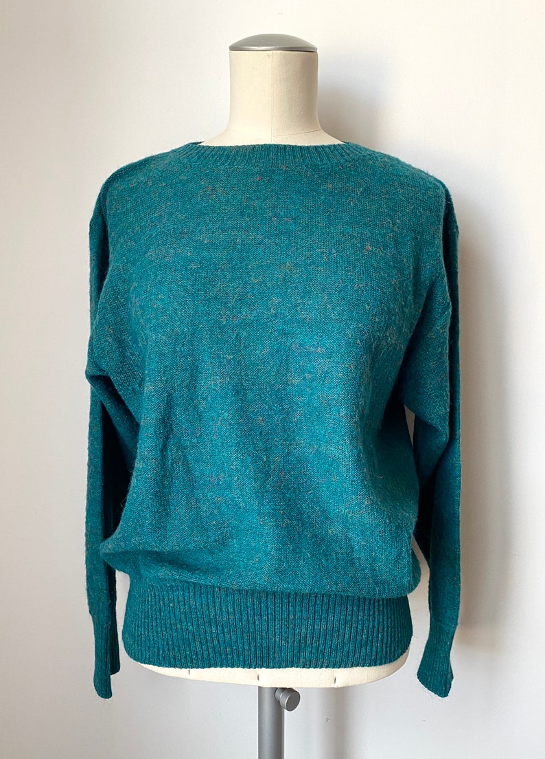 Vintage 80s Wool Sweater image 4