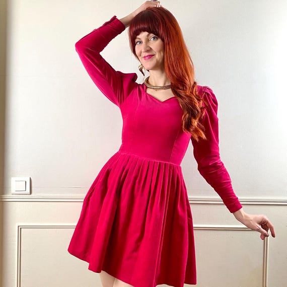 open lace back dress Gucci Hot Pink Corduroy Dress – The Millionaires Closet