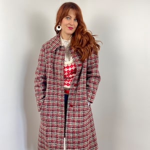 Vintage 50s Pendleton - Portland Oregon, USA Wool Coat