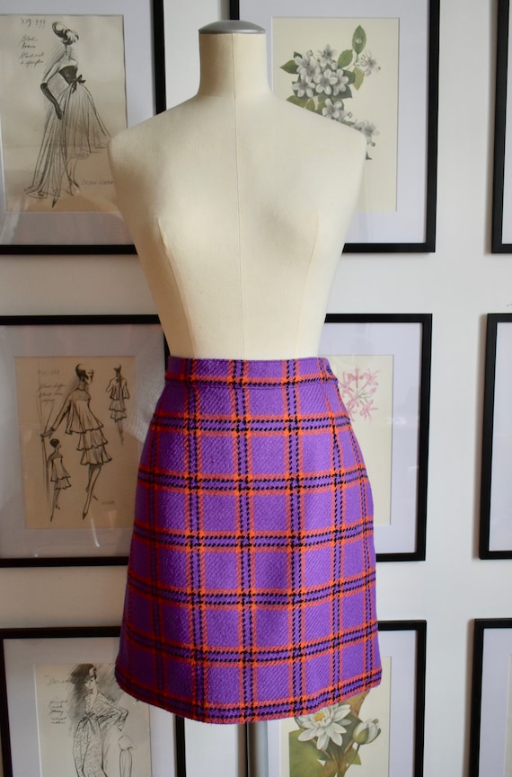 Jean Charles de Castelbajac Vintage Plaid Skirt