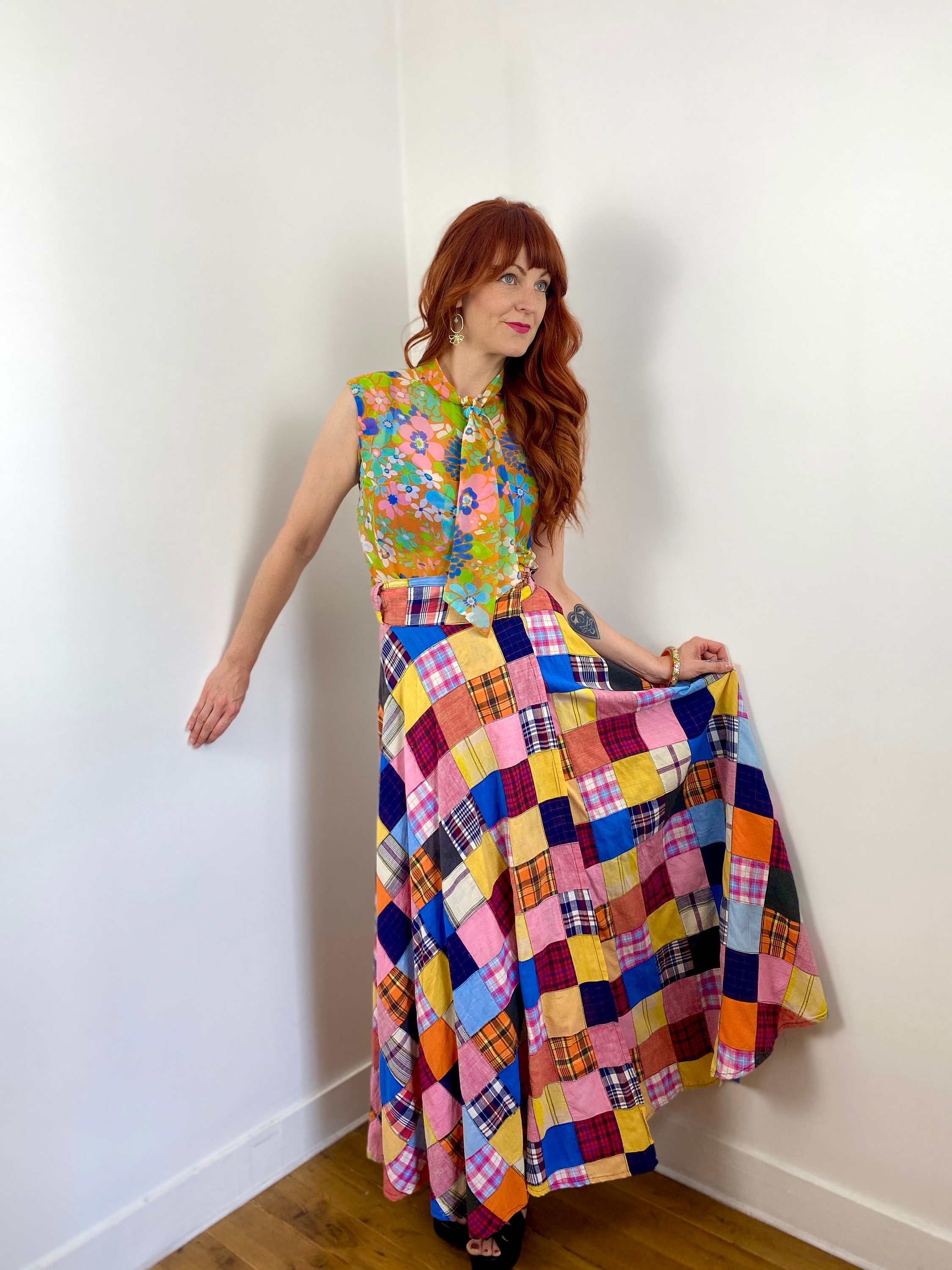 Hemingway Check Tweed Skirt（スカート）｜Her lip to（ハー