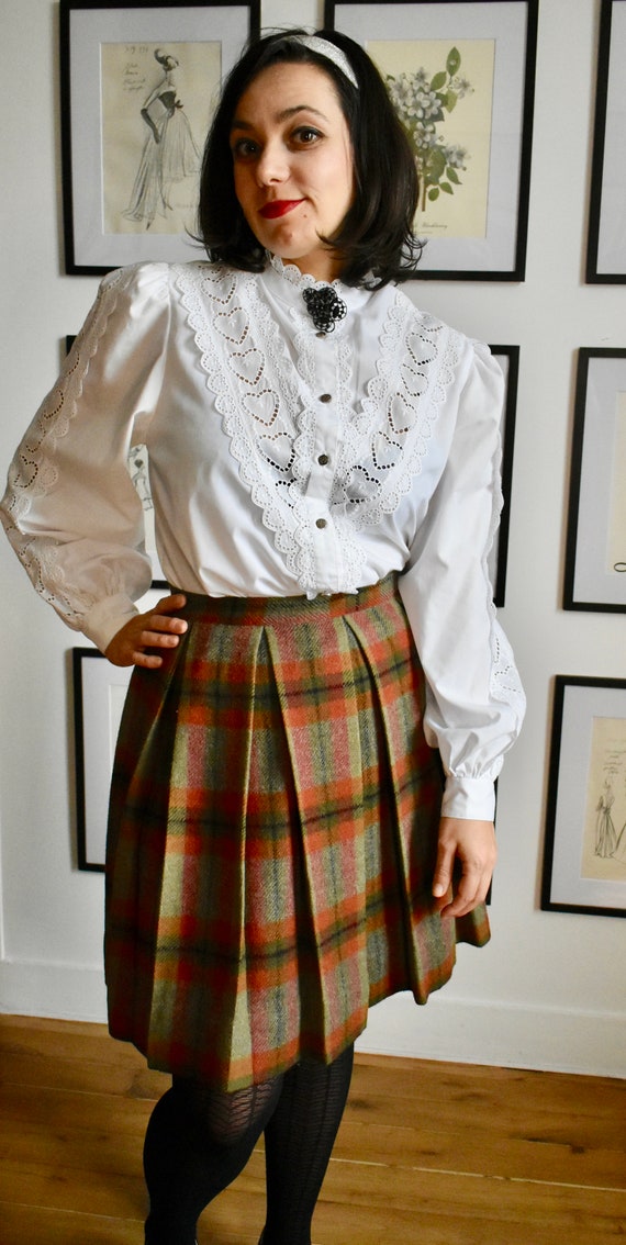 Vintage Eyelet Lace Prairie Blouse