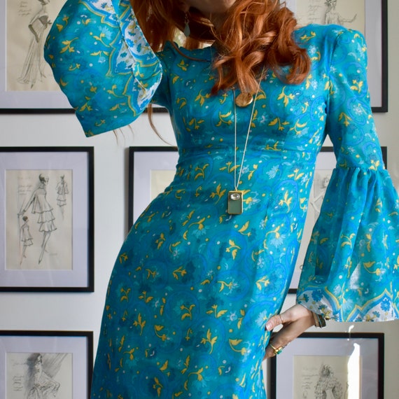 Gorgeous BoHo Vintage Dress - image 5