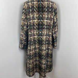 Vintage 60s Woven Check Coat image 8